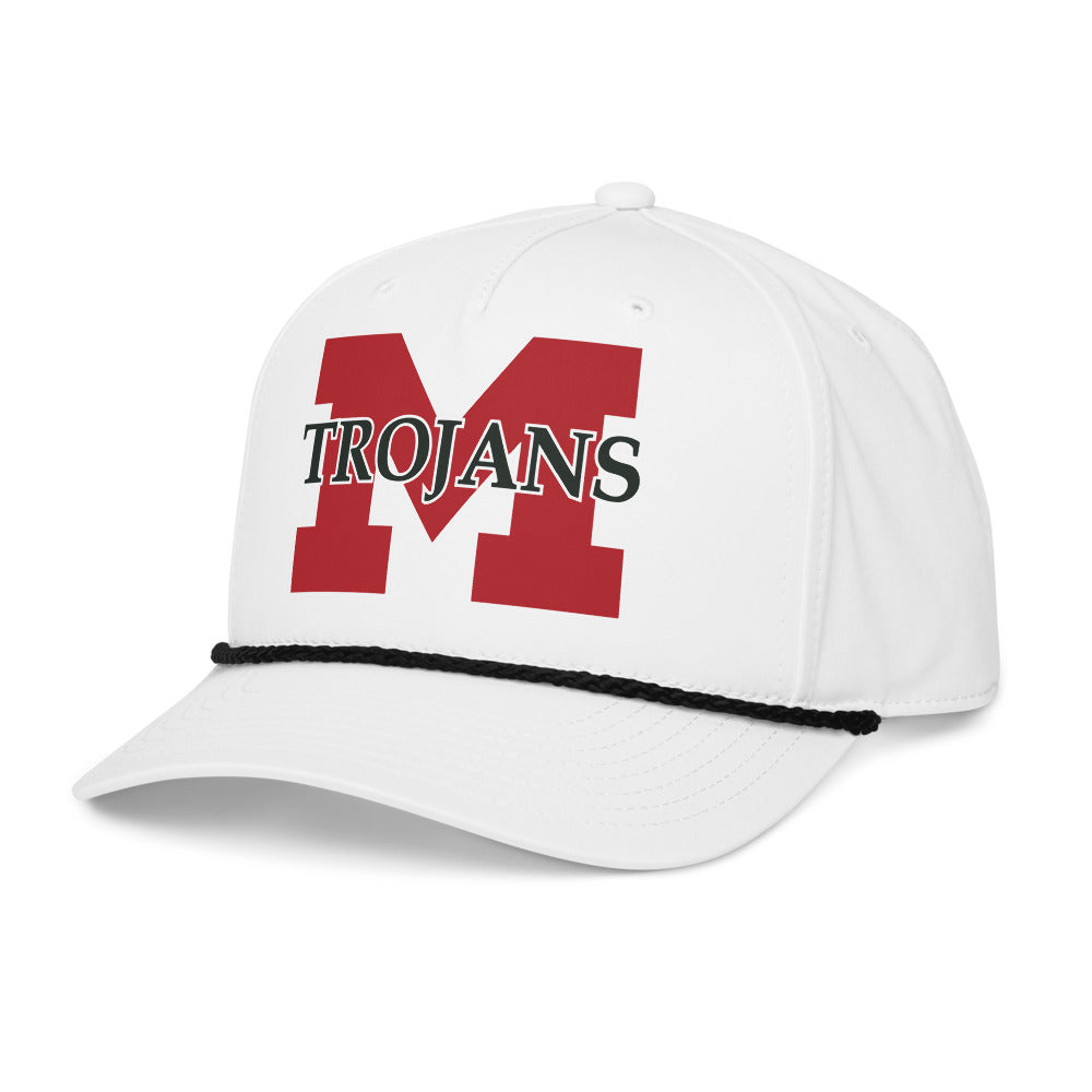 Muscle Shoals High School Design 2 — White/Black
