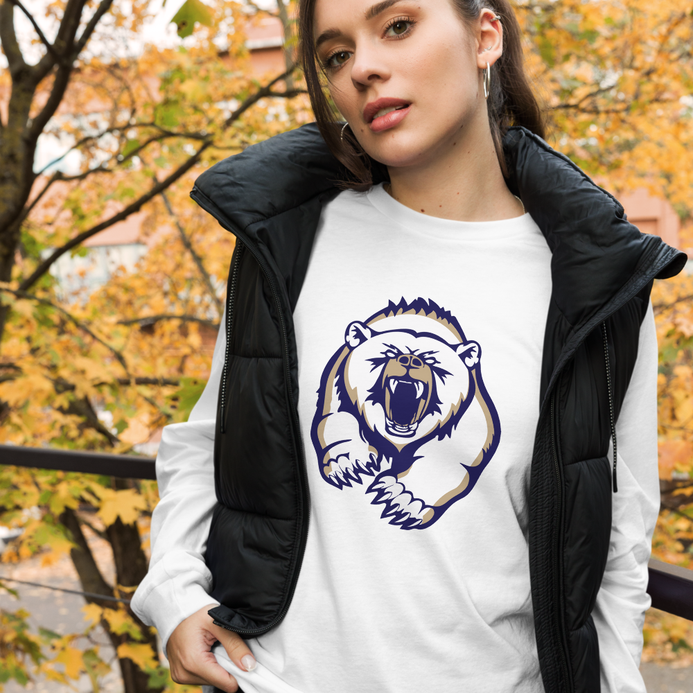 Spring Valley Grizzlies Design 2 — White