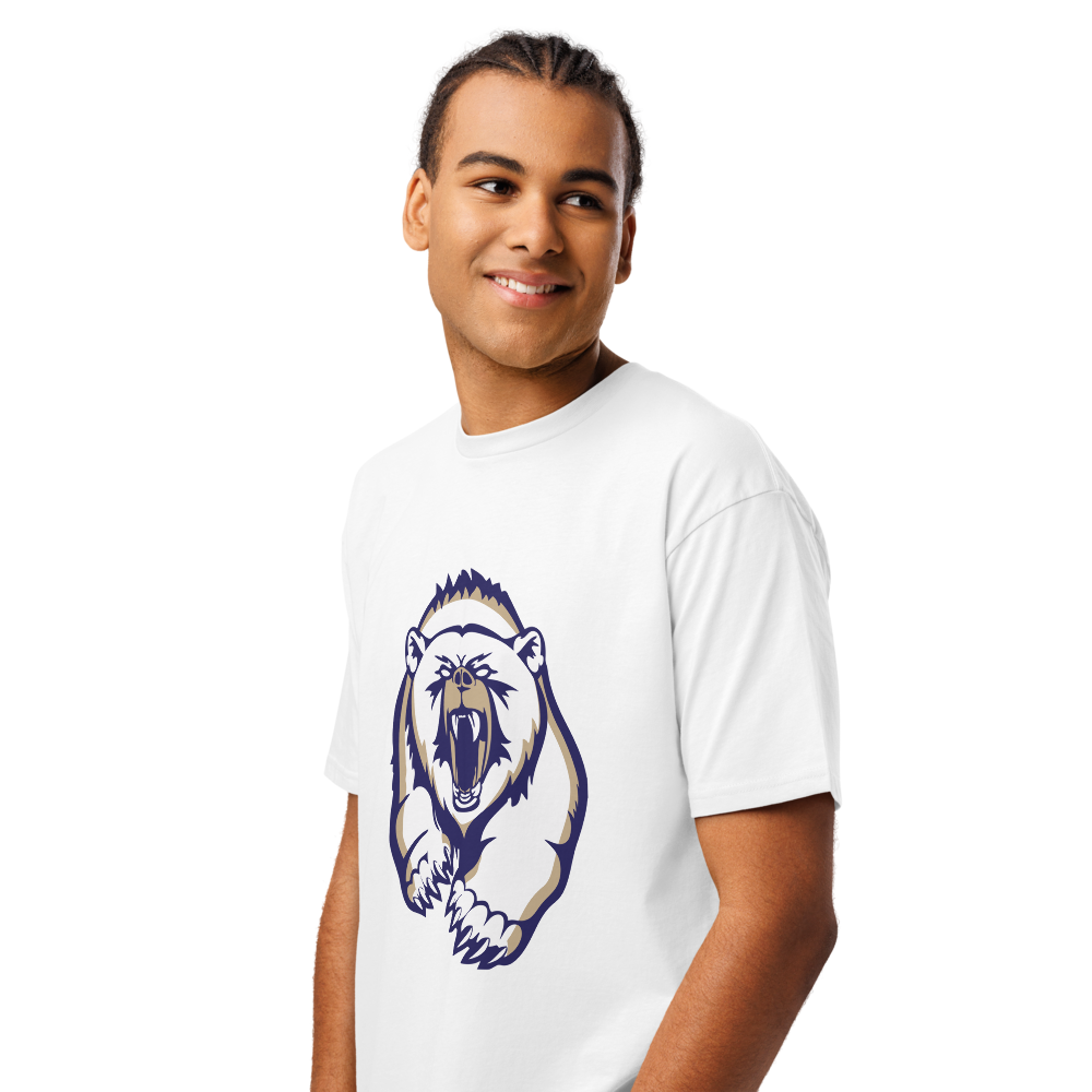 Spring Valley Grizzlies Design 2 — White