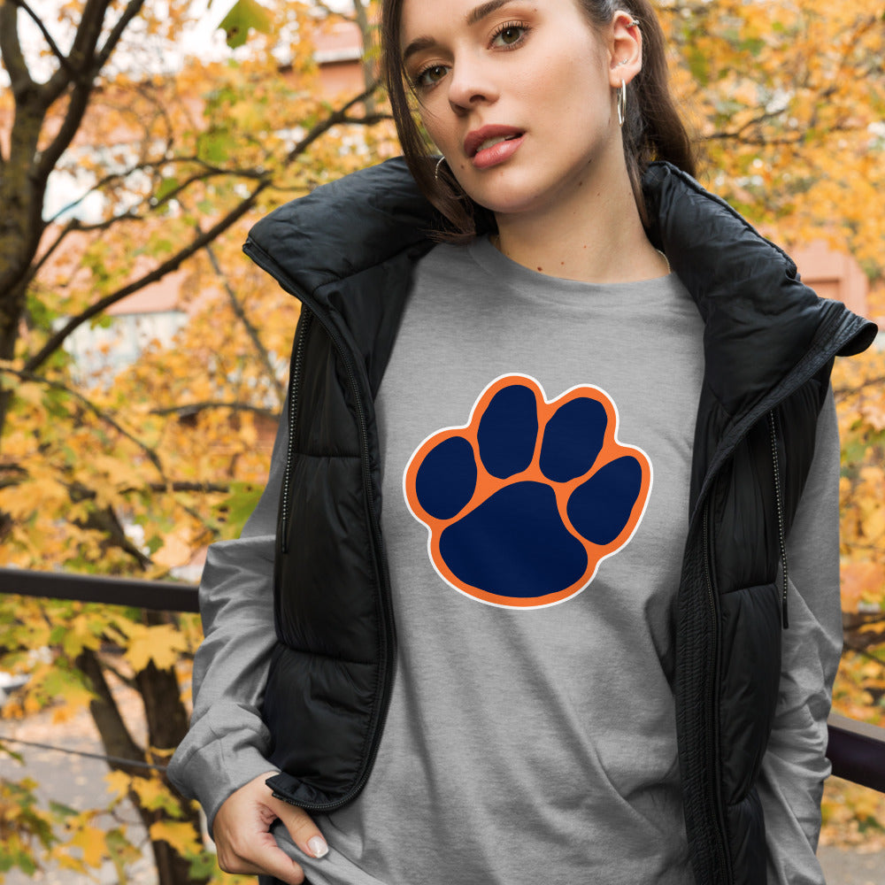 Red BAY High School Design 3 — Athletic Heather