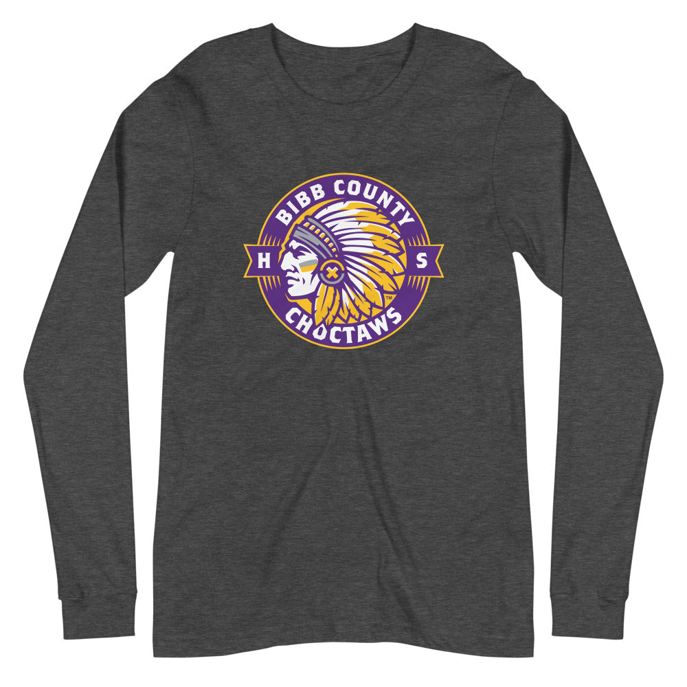 Bibb County High School Design 3 — Dark Grey Heather
