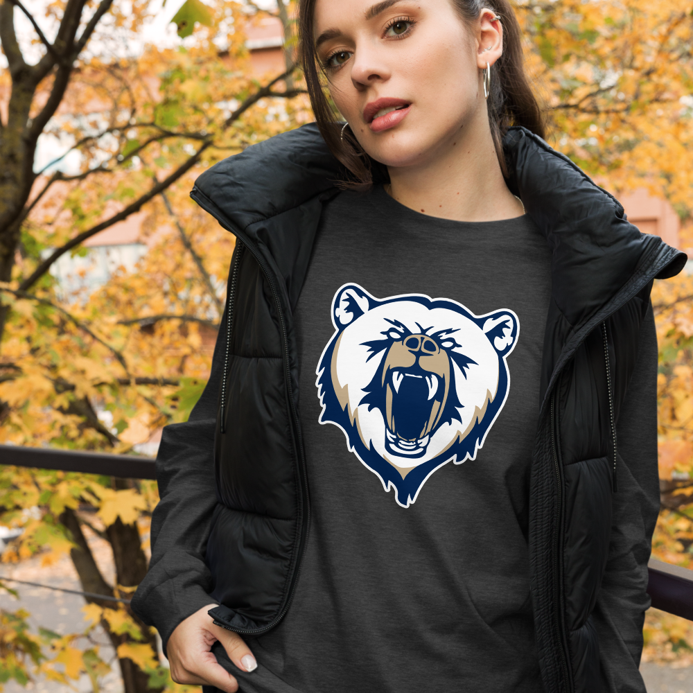 Spring Valley Grizzlies Design 3 — Dark Grey Heather