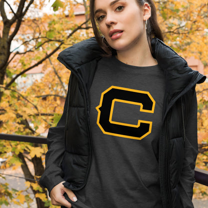 Corner High School Design 3 — Dark Grey Heather