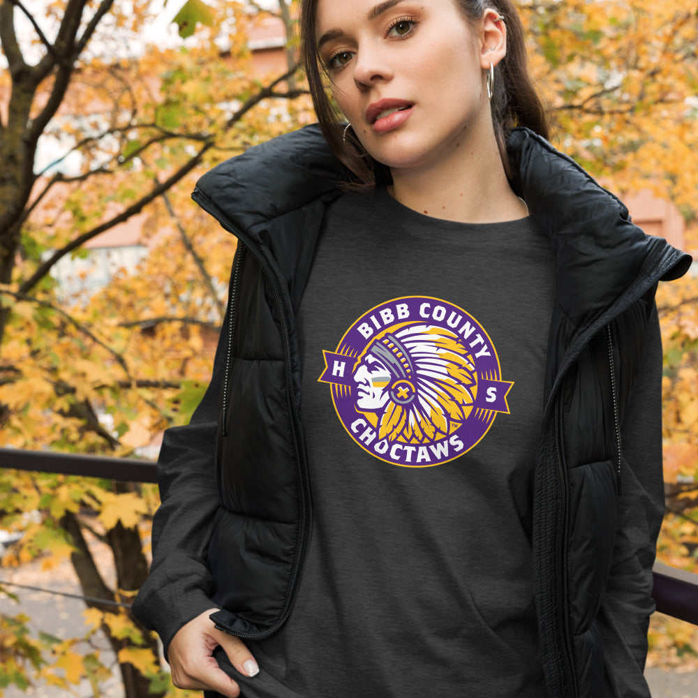 Bibb County High School Design 3 — Dark Grey Heather