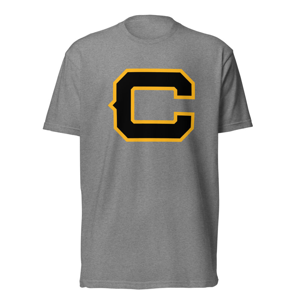 Corner High School Design 3 — Dark Heather Gray