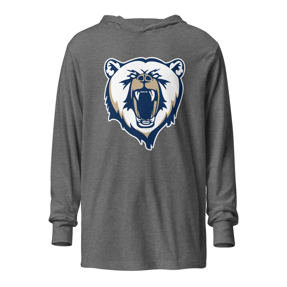 Spring Valley Grizzlies Design 3 — Grey Triblend — Ghost Front
