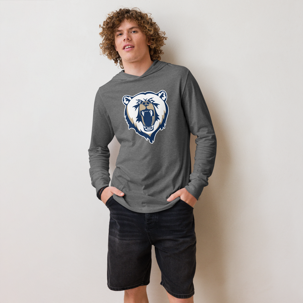 Spring Valley Grizzlies Design 3 — Grey Triblend — Mens Lifestyle Front