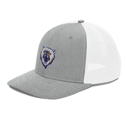 Spring Valley Grizzlies Design 3 — Heather Grey/White