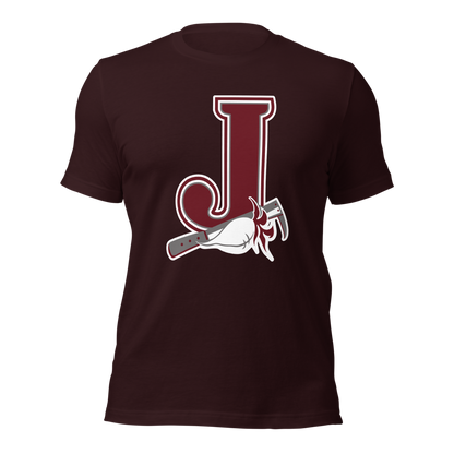Jordan High School Design 3 — Oxblood Black