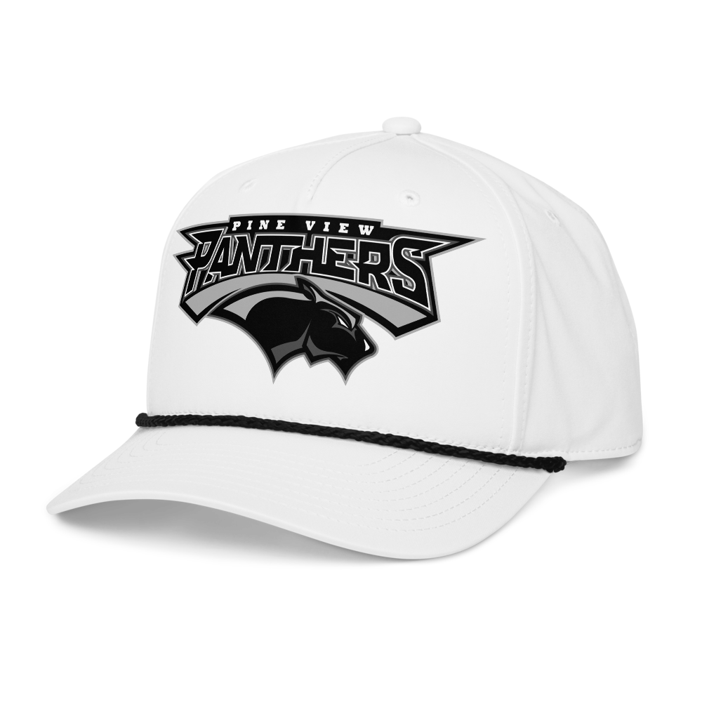 Pine View High School Design 3 — White/Black