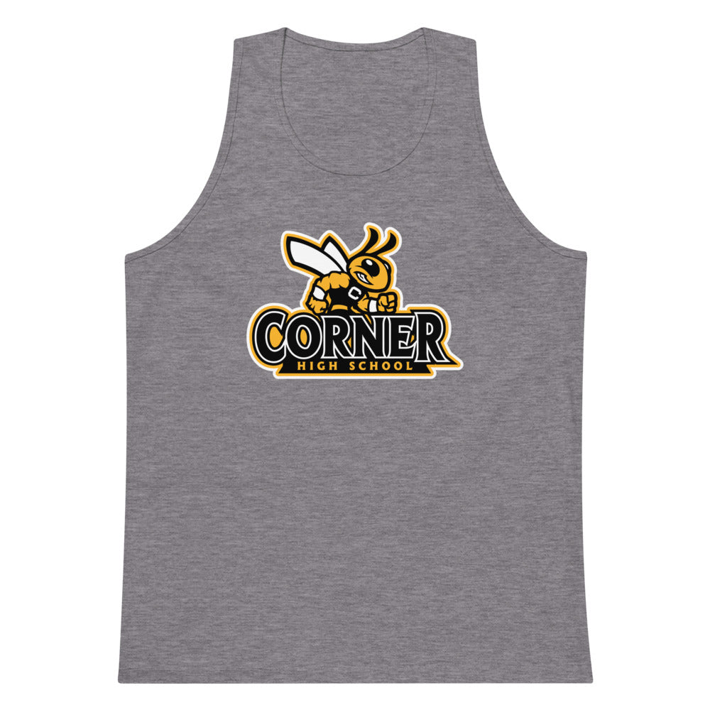 Corner High School Design 4 — Athletic Heather