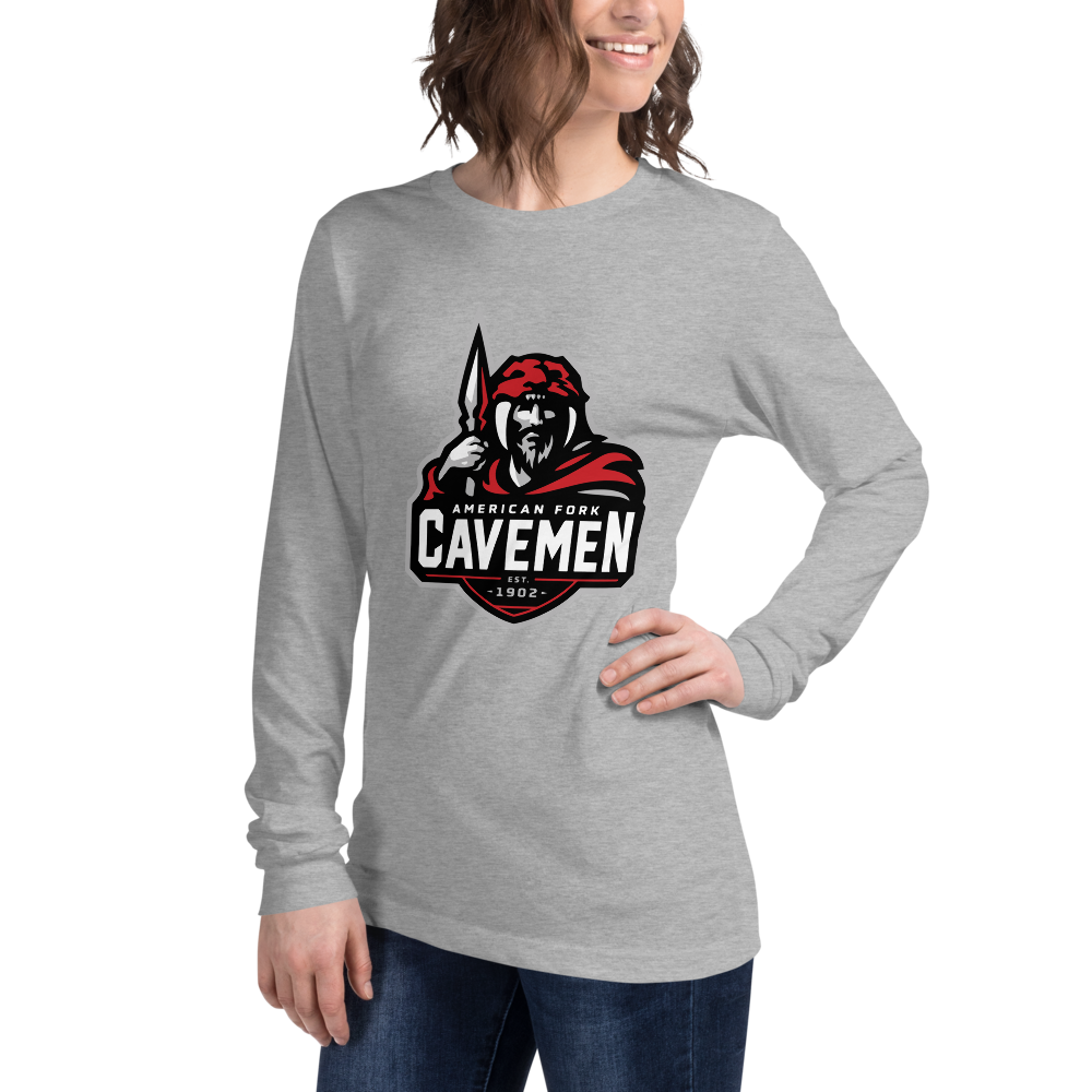 American Fork Cavemen Design 4 — Athletic Heather