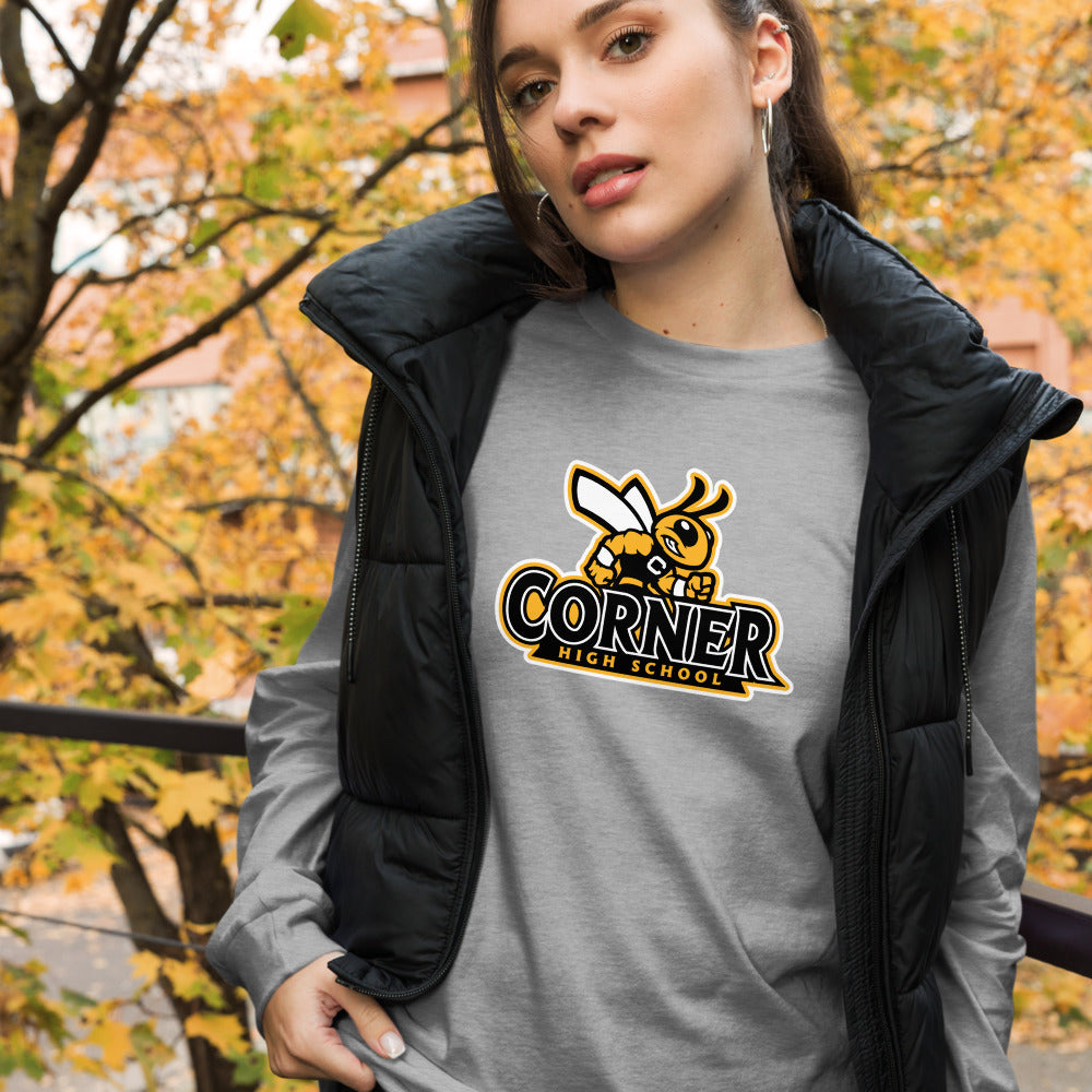 Corner High School Design 4 — Athletic Heather