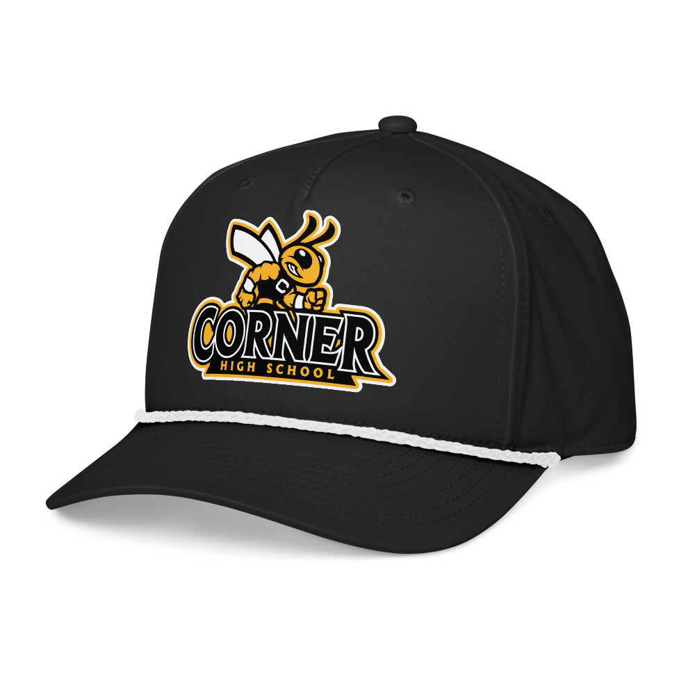 Corner High School Design 4 — Black/White