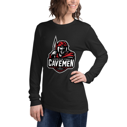American Fork Cavemen Design 4 — Black Heather