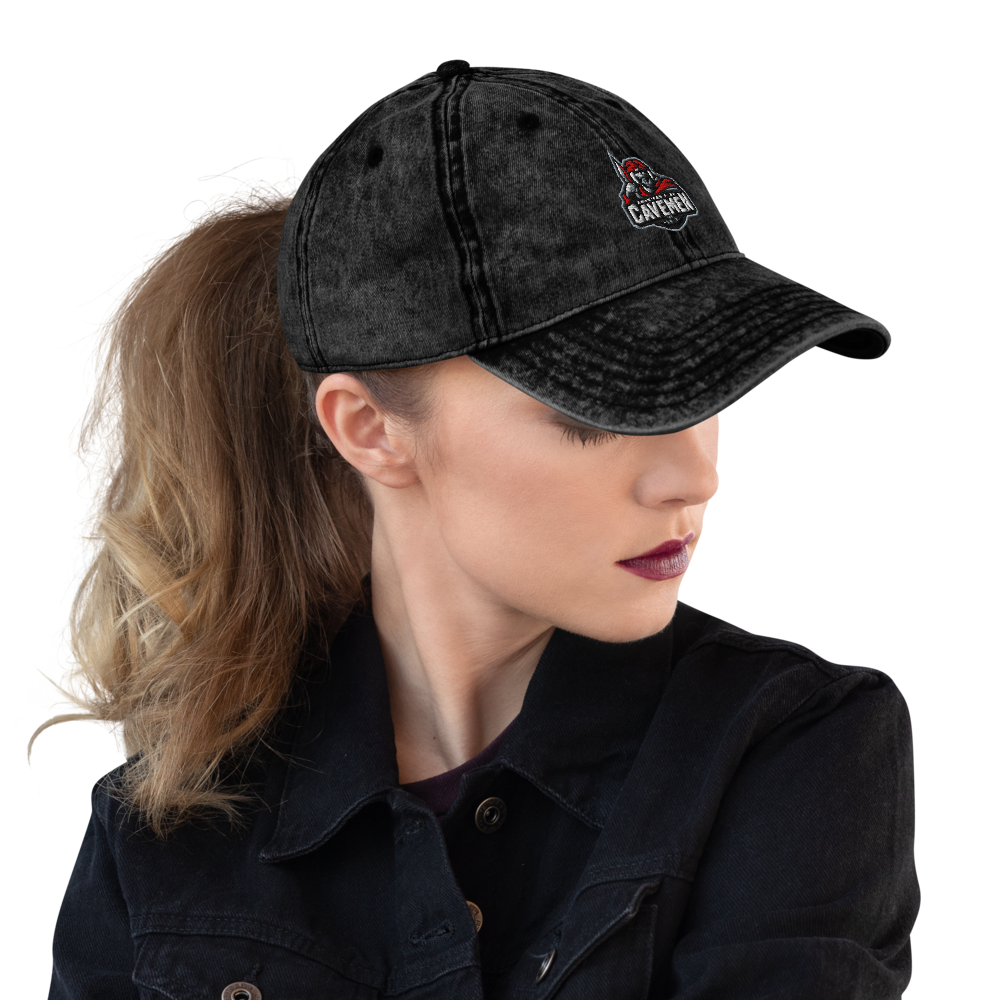 American Fork Cavemen Design 4 — Black