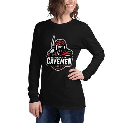 American Fork Cavemen Design 4 — Black
