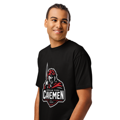 American Fork Cavemen Design 4 — Black