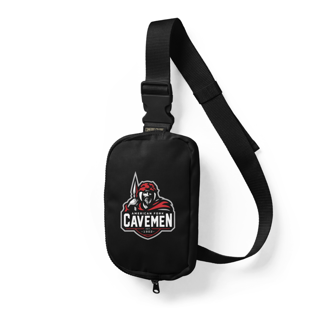 American Fork Cavemen Design 4 — Black
