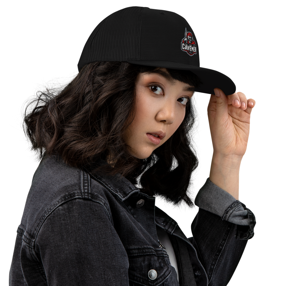 American Fork Cavemen Design 4 — Black