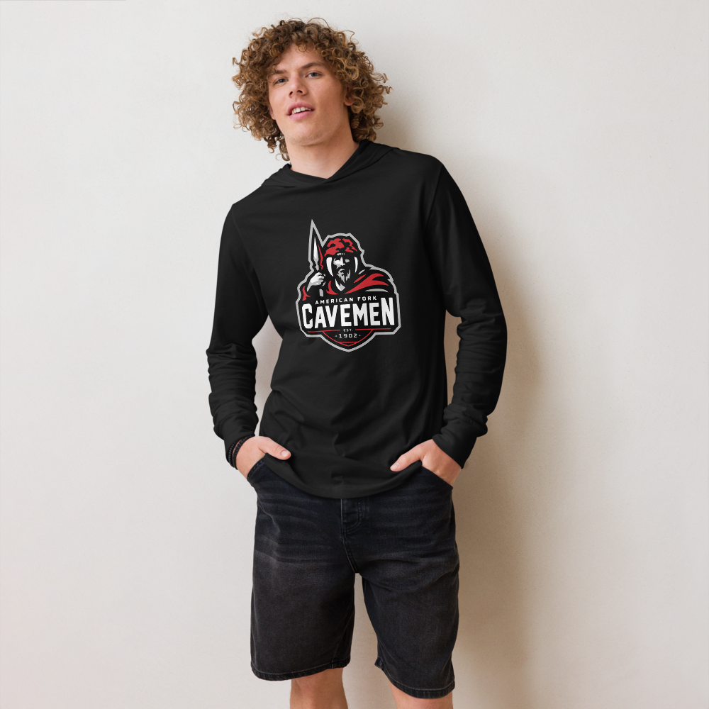American Fork Cavemen Design 4 — Black