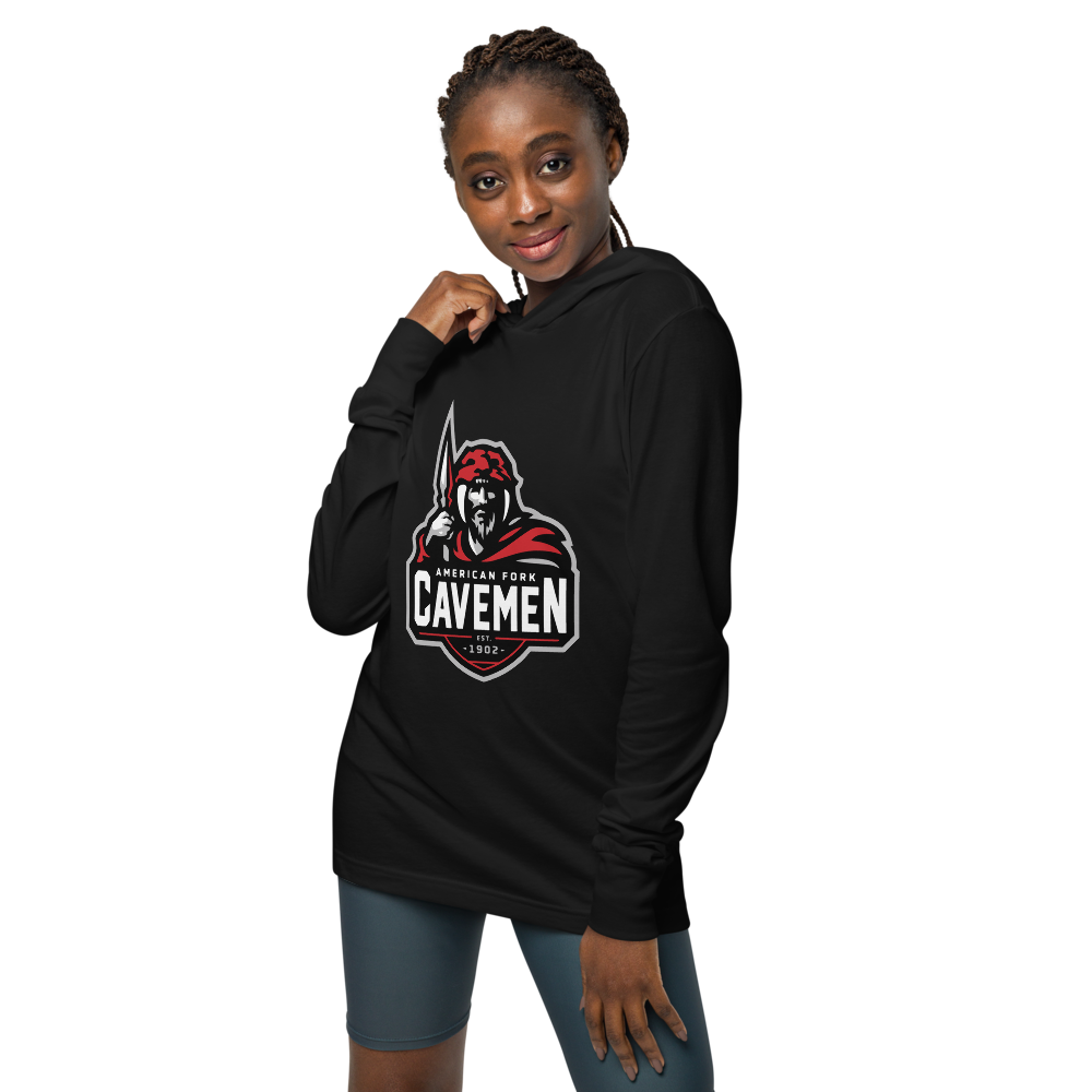 American Fork Cavemen Design 4 — Black