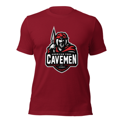 American Fork Cavemen Design 4 — Cardinal