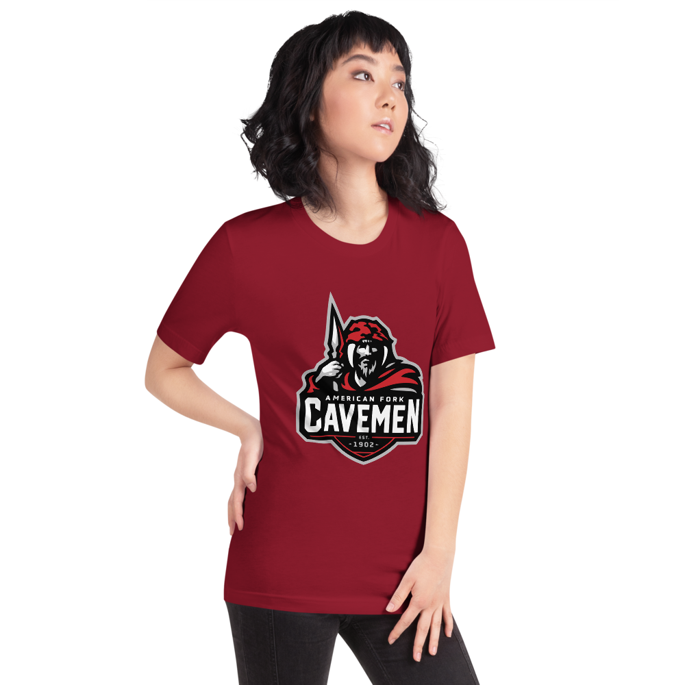 American Fork Cavemen Design 4 — Cardinal