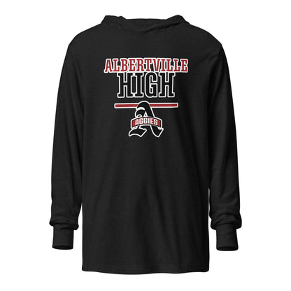 Albertville High School Design 4 — Charcoal-Black Triblend