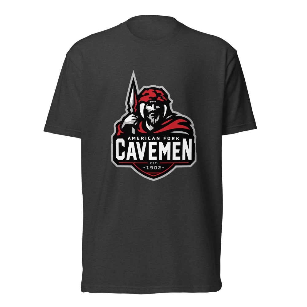 American Fork Cavemen Design 4 — Charcoal