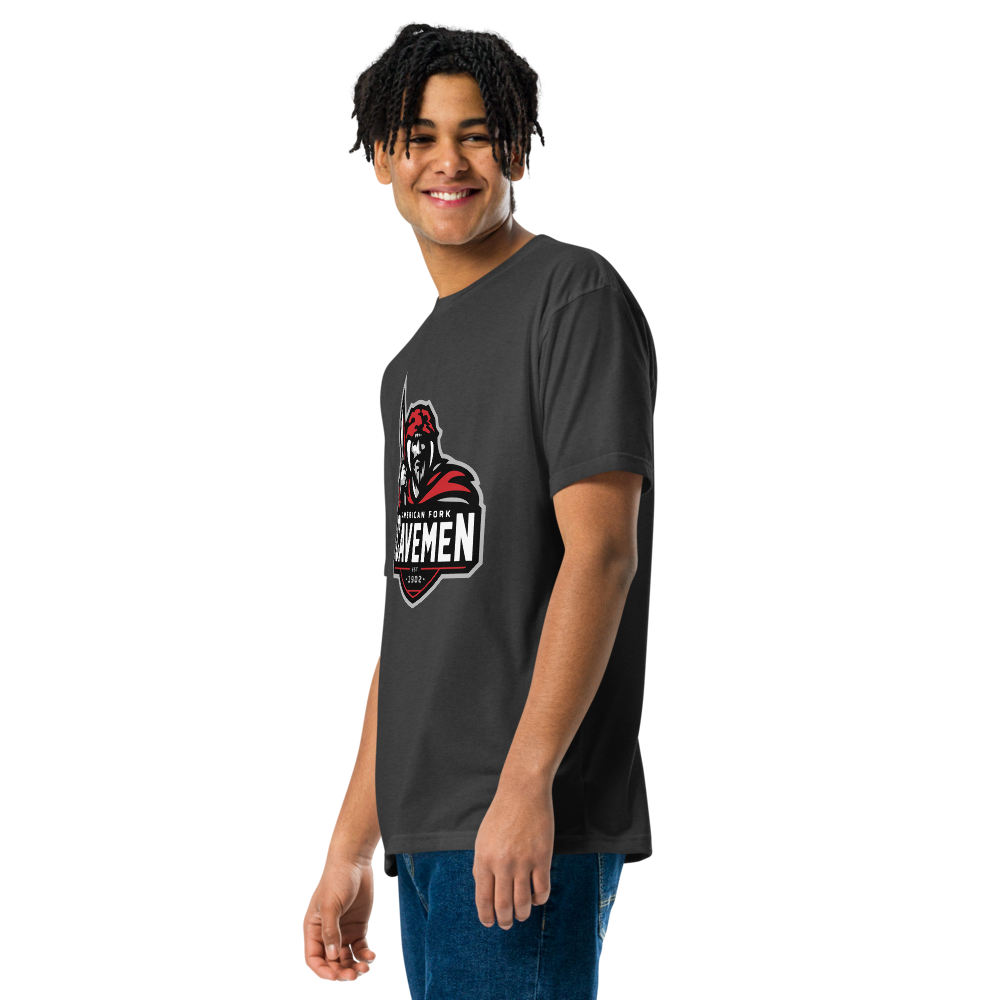 American Fork Cavemen Design 4 — Charcoal