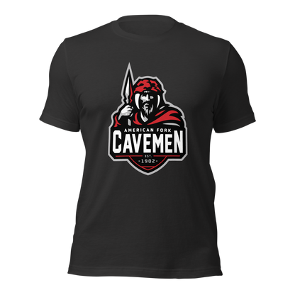American Fork Cavemen Design 4 — Dark Grey