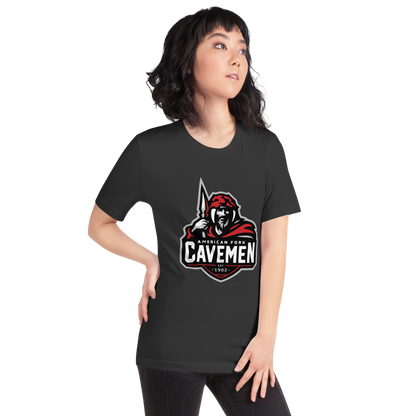 American Fork Cavemen Design 4 — Dark Grey