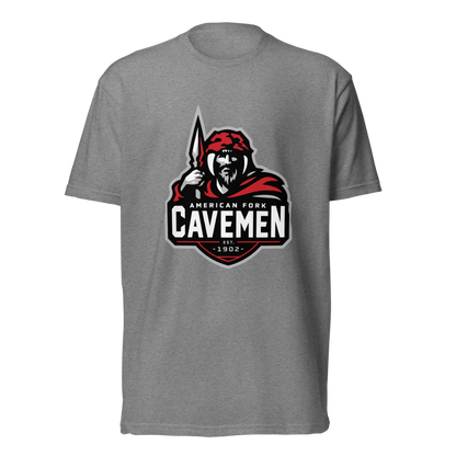 American Fork Cavemen Design 4 — Dark Heather Gray