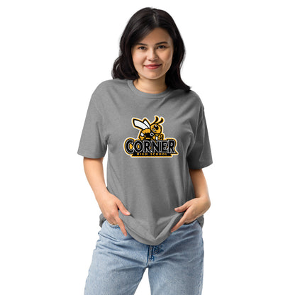 Corner High School Design 4 — Dark Heather Gray