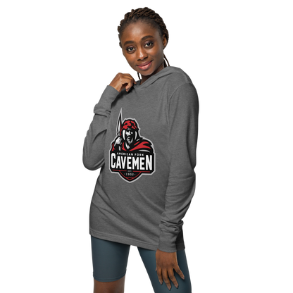 American Fork Cavemen Design 4 — Grey Triblend