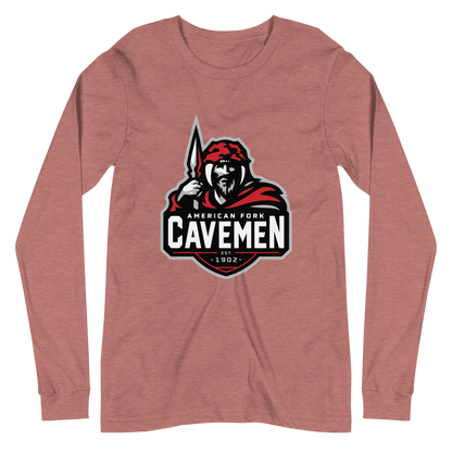 American Fork Cavemen Design 4 — Heather Mauve