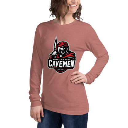 American Fork Cavemen Design 4 — Heather Mauve
