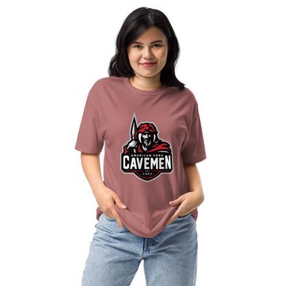 American Fork Cavemen Design 4 — Heather Mauve