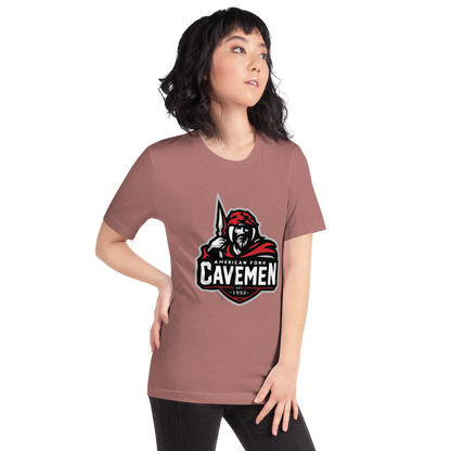American Fork Cavemen Design 4 — Heather Mauve