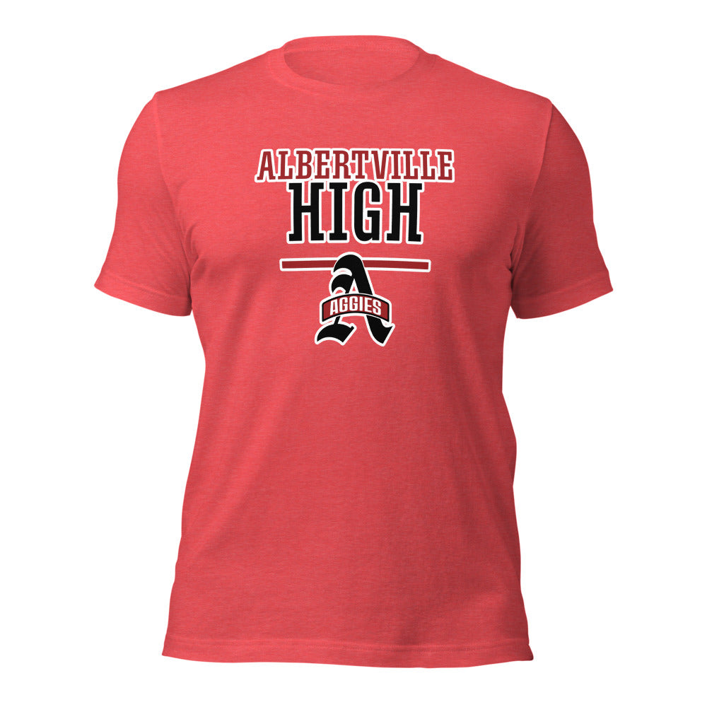 Albertville High School Design 4 — Heather Red