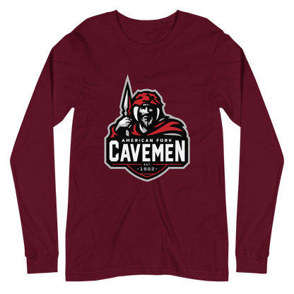American Fork Cavemen Design 4 — Maroon