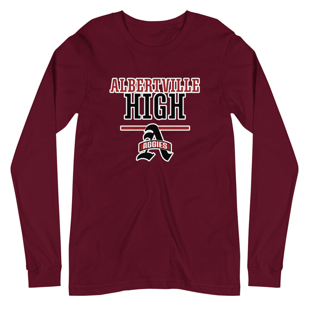 Albertville High School Design 4 — Maroon