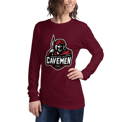 American Fork Cavemen Design 4 — Maroon