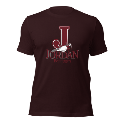 Jordan High School Design 4 — Oxblood Black