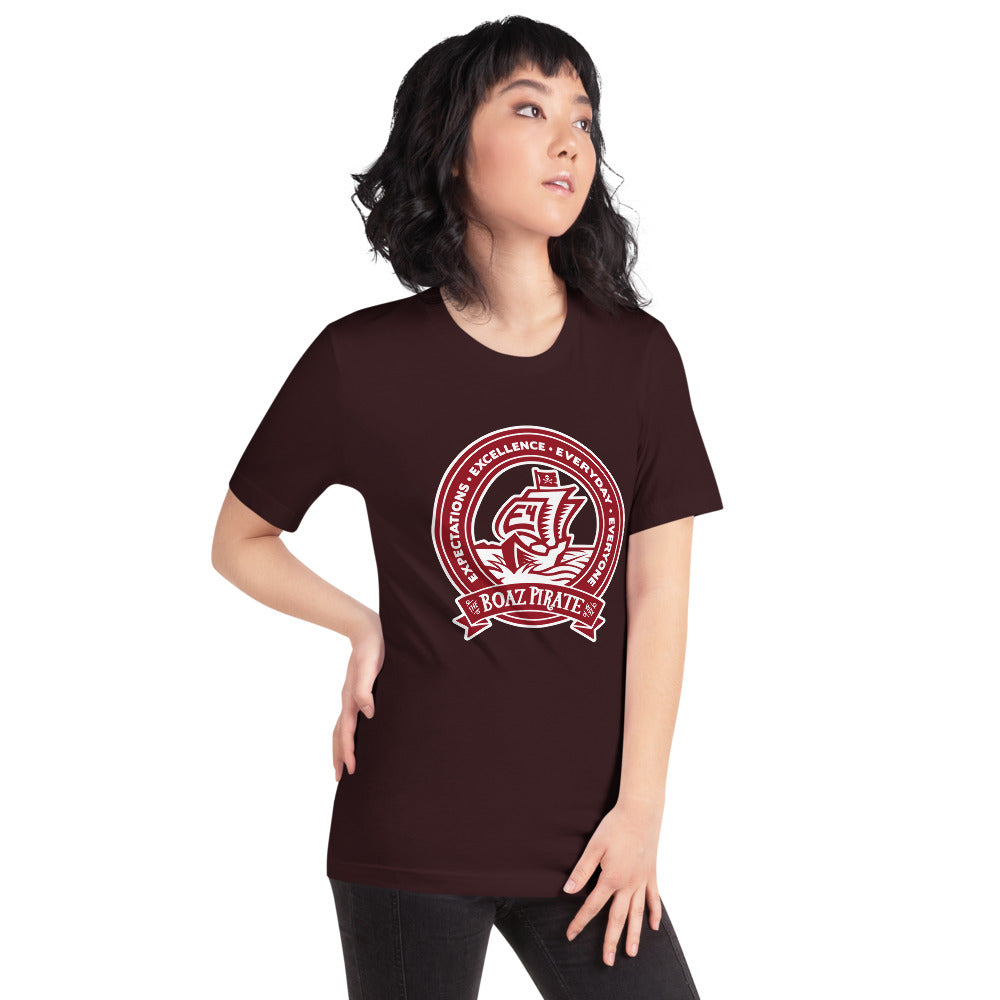 Boaz High School Design 4 — Oxblood Black
