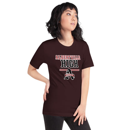 Albertville High School Design 4 — Oxblood Black