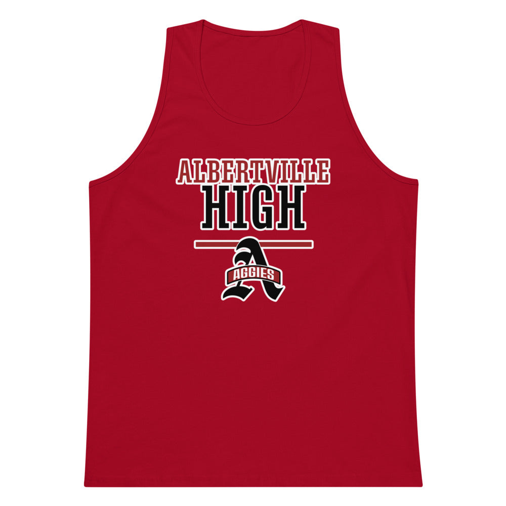 Albertville High School Design 4 — Red