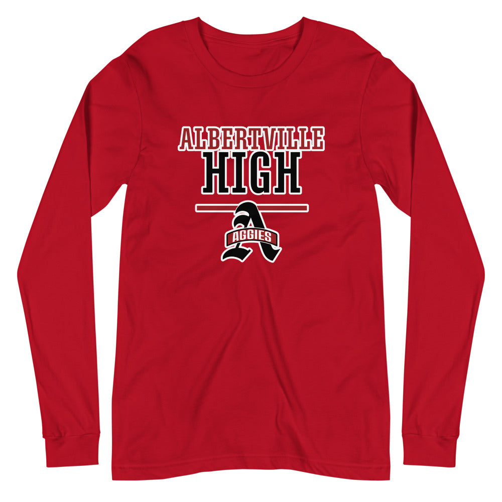 Albertville High School Design 4 — Red