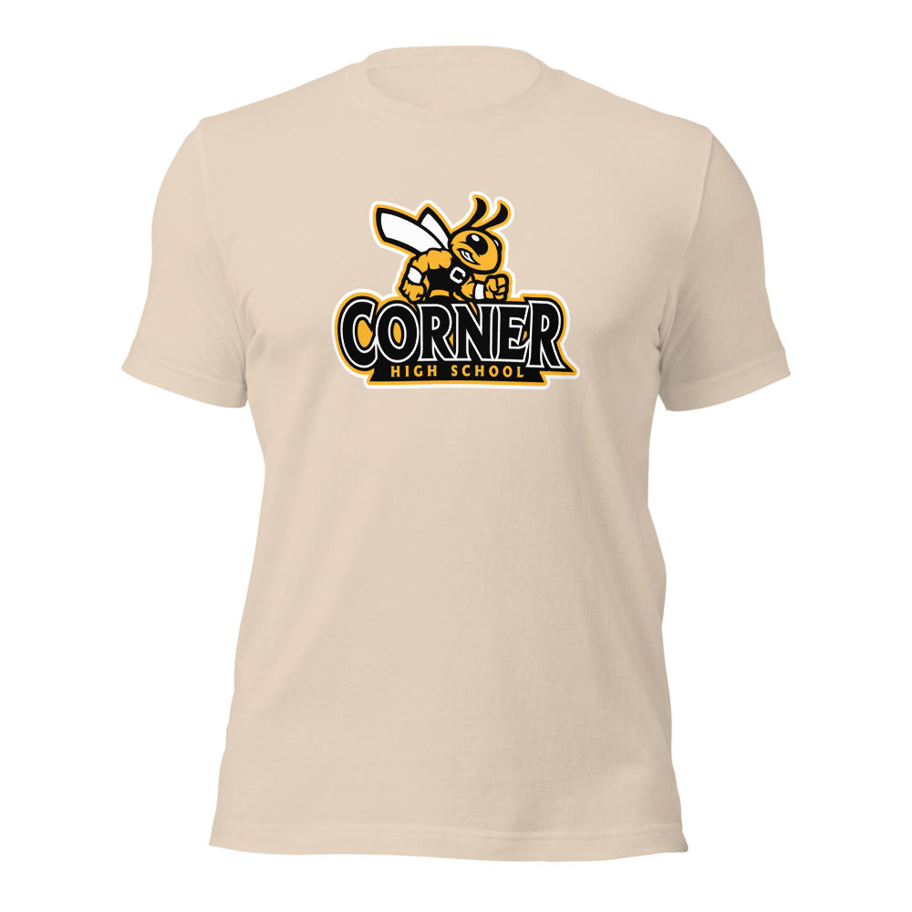Corner High School Design 4 — Soft Cream